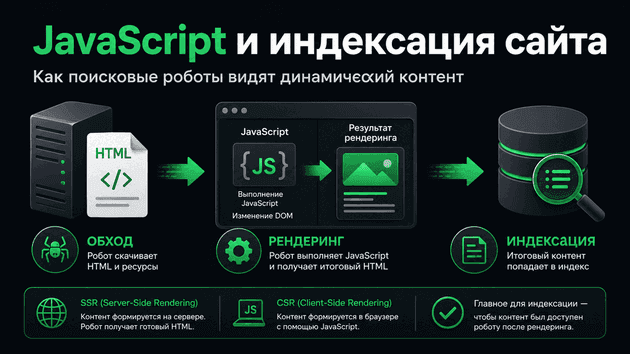 JavaScript и индексация сайта