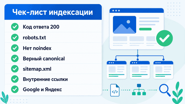 Чек-лист проверки индексации