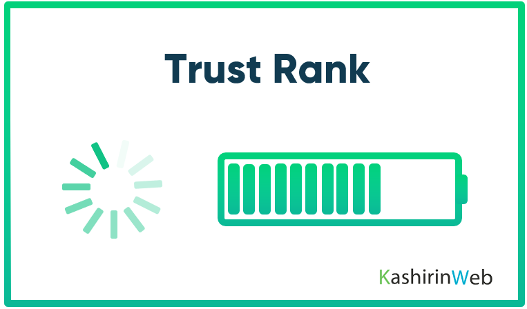 Схема работы алгоритма TrustRank - оценка доверия к сайту